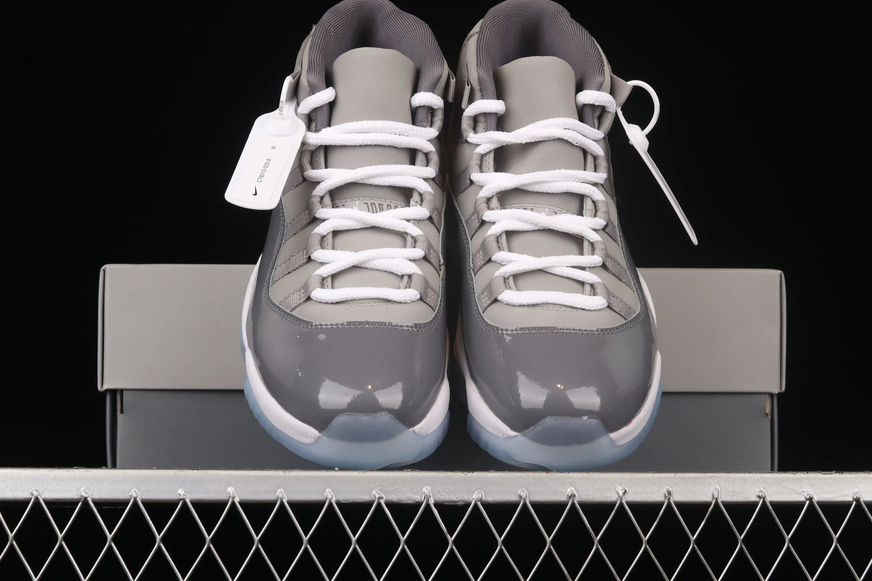 All categories Air Jordan Jordan series basketball shoes Air Jordan 11 cost-effective version Air Jordan 11 Retro "Cool Grey" AJ11 Joe 11 new cool gray real standard real carbon CT8012-005